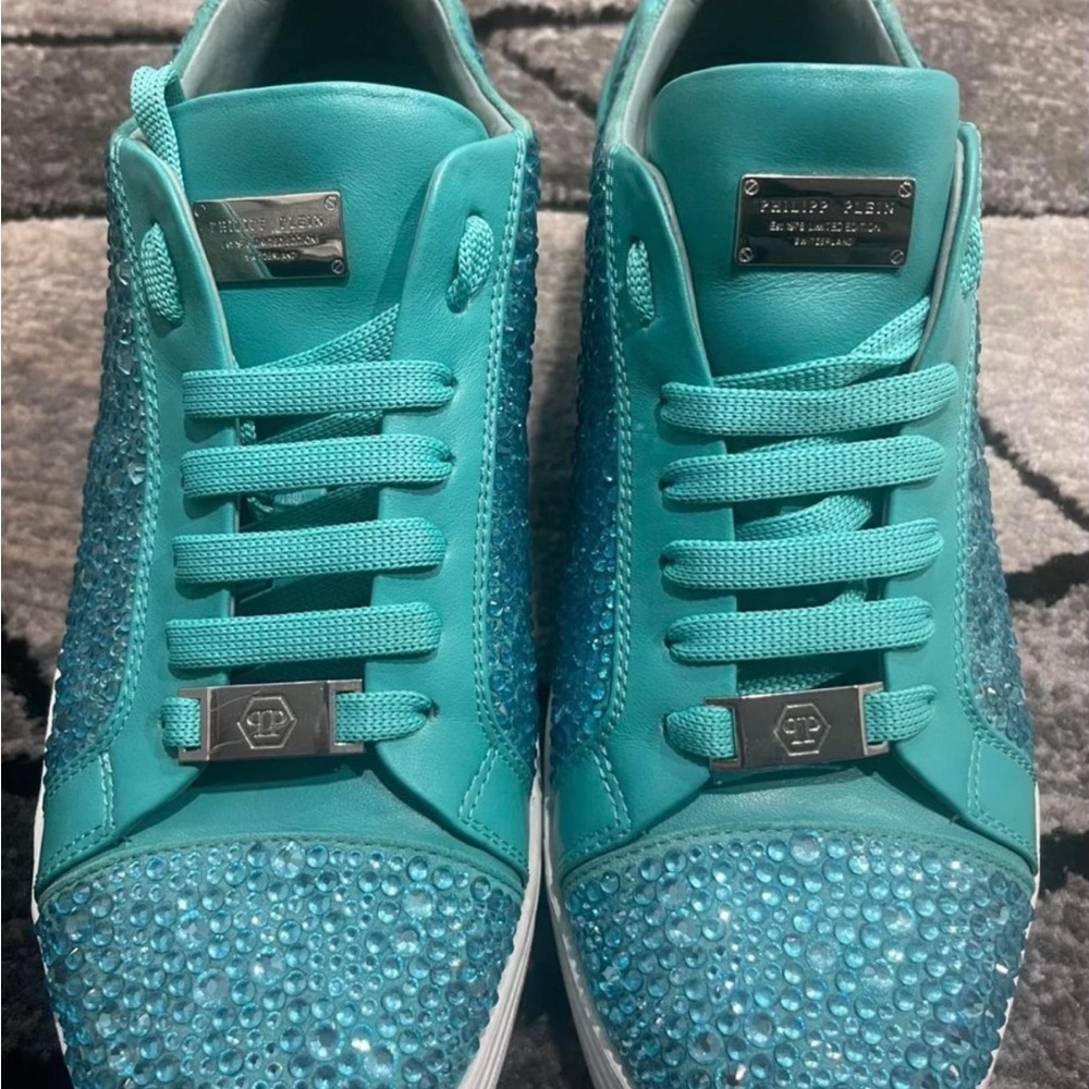 PHILIPP PLEIN sneakers blue bling